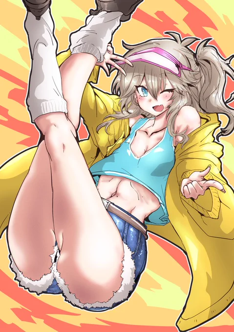 今日の日課はホットパンツ春日部つむぎちゃんです 