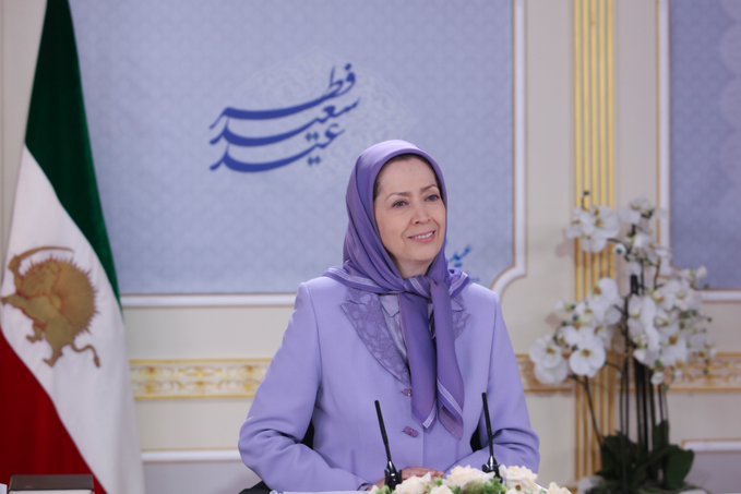 Bahariran7's tweet photo. J’adresse mes meilleurs vœux pour l’#AidFitr au peuple iranien et à tous les musulmans du monde Que la fête de la libération du peuple d’#Iran et des peuples de la région se réalise avec le renversement de la dictature religieuse en Iran, ennemie de Dieu et du peuple et principal https://t.co/lWASklwDDs