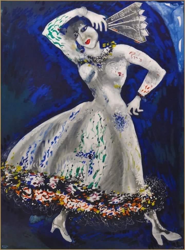 Marc Chagall🌹

'La Bailarina', 1928