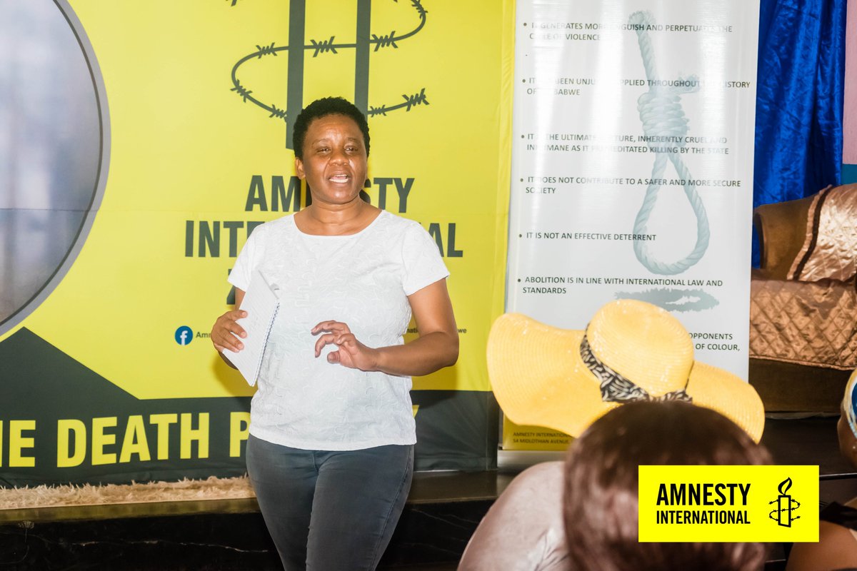 1/3

#InCaseYouMissedIt

Yesterday, our campaigns team joined hands with Eastern Theatre Organisation to put together a stirring and thought-provoking theater performance and community dialogue on the death penalty in the vibrant township of Sakubva, #Mutare.

#EndTheDeathPenalty