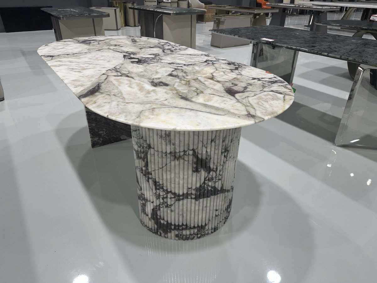 Luxury Calacatta Viola Marble Dining Tables For Villas and Mansion | FOR U STONE 

wa. me/8613655955495， E-mail: Foru@forustone.com
#marbletables #diningtable #consoletable #coffeetable  #marblefactory #FORUSTONE