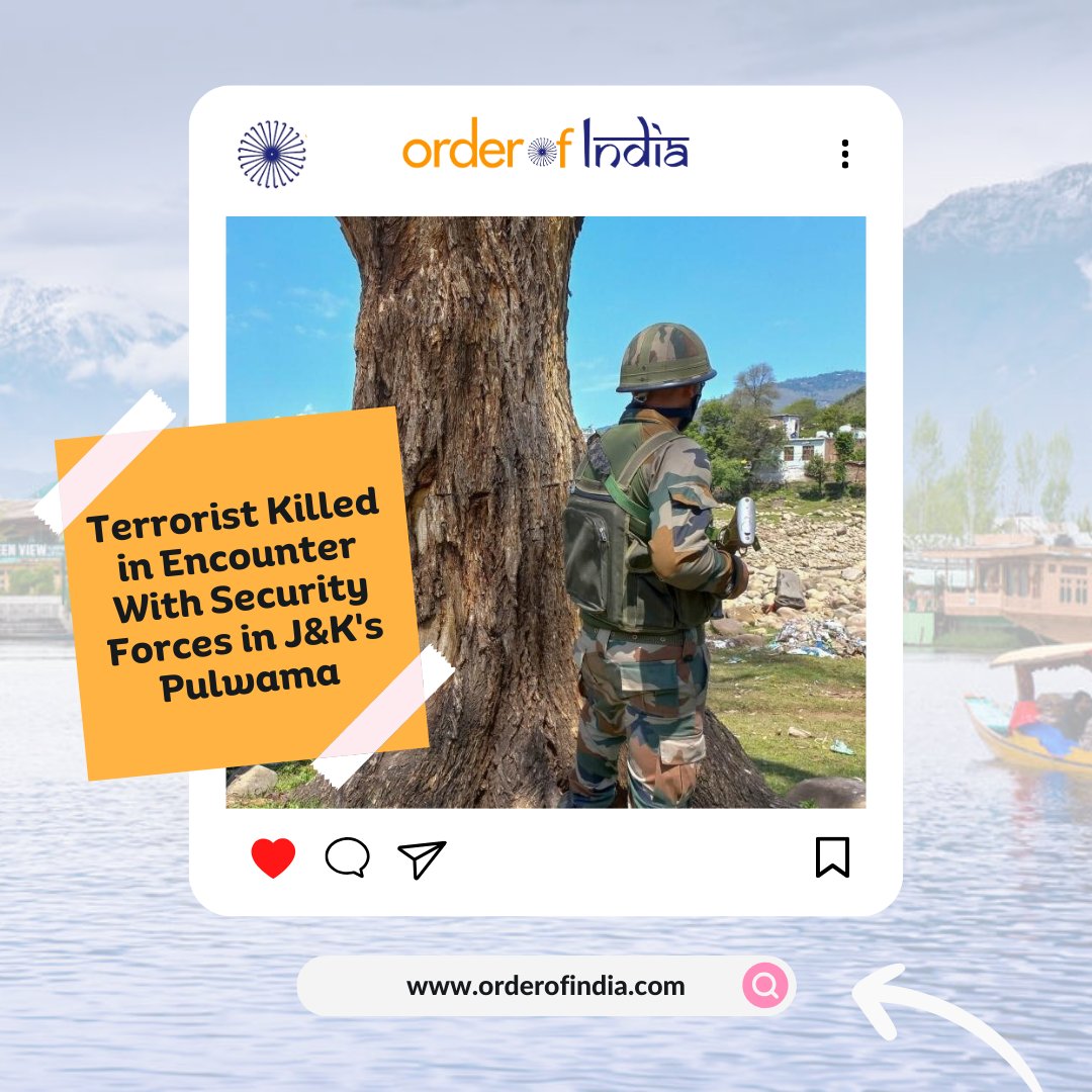 Security forces eliminate terrorist in Pulwama district, Jammu and Kashmir. Operation launched in Fressipora village based on intel. #Pulwama #Encounter #JammuAndKashmir #Terrorist
