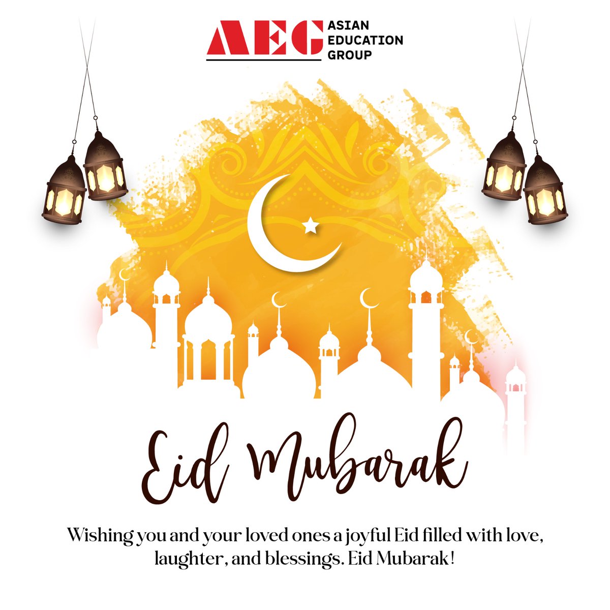 aegnoida's tweet photo. #AsianEducationGroup celebrates the joyous occasion of #Eid-ul- Fitar as the crescent moon graces the sky. Let’s cherish the warmth of togetherness and the sweetness of sharing as we mark the end of Ramadan! 
#EidMubarak to everyone! 

#PGDM #MBA #BBA #BCA #BCom #BALLB #LLB https://t.co/EsihNfLVPm