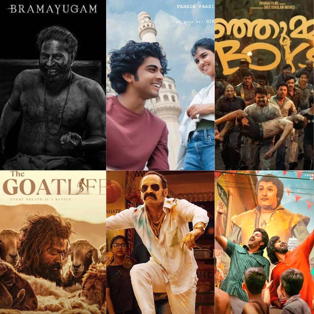 The new era of M-Town aka #Mollywood begins🔥. Back-to-Back fully positive response movies caming of different genres🥵 from Today #varshangalkksesham & #aavesham joined the list. Without any doubt we can say first half of 2024 INDIAN CINEMA IS #MOLLYWOOD 🔥💯 #THEGOATLIFE