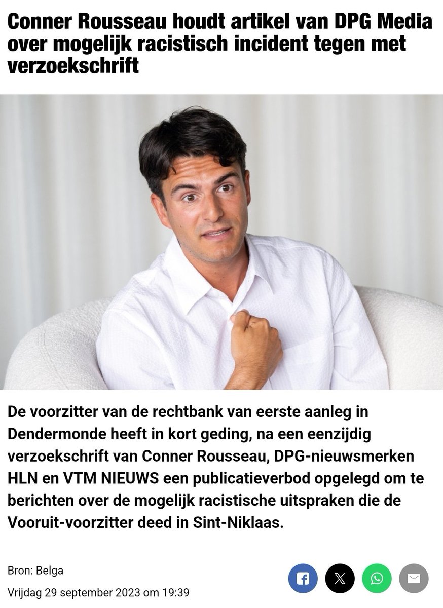 vlaams_leeuwtje's tweet photo. @broek_jessica Sinds wanneer is het niet meer toegestaan om zelf te bepalen wie al dan niet toegang heeft tot een privé-event? Als u echt bekommerd bent om de persvrijheid dan zou ik vooral verontwaardigd zijn over de terugkeer van #Conner? #ConnerGate https://t.co/WoRf0kF33e