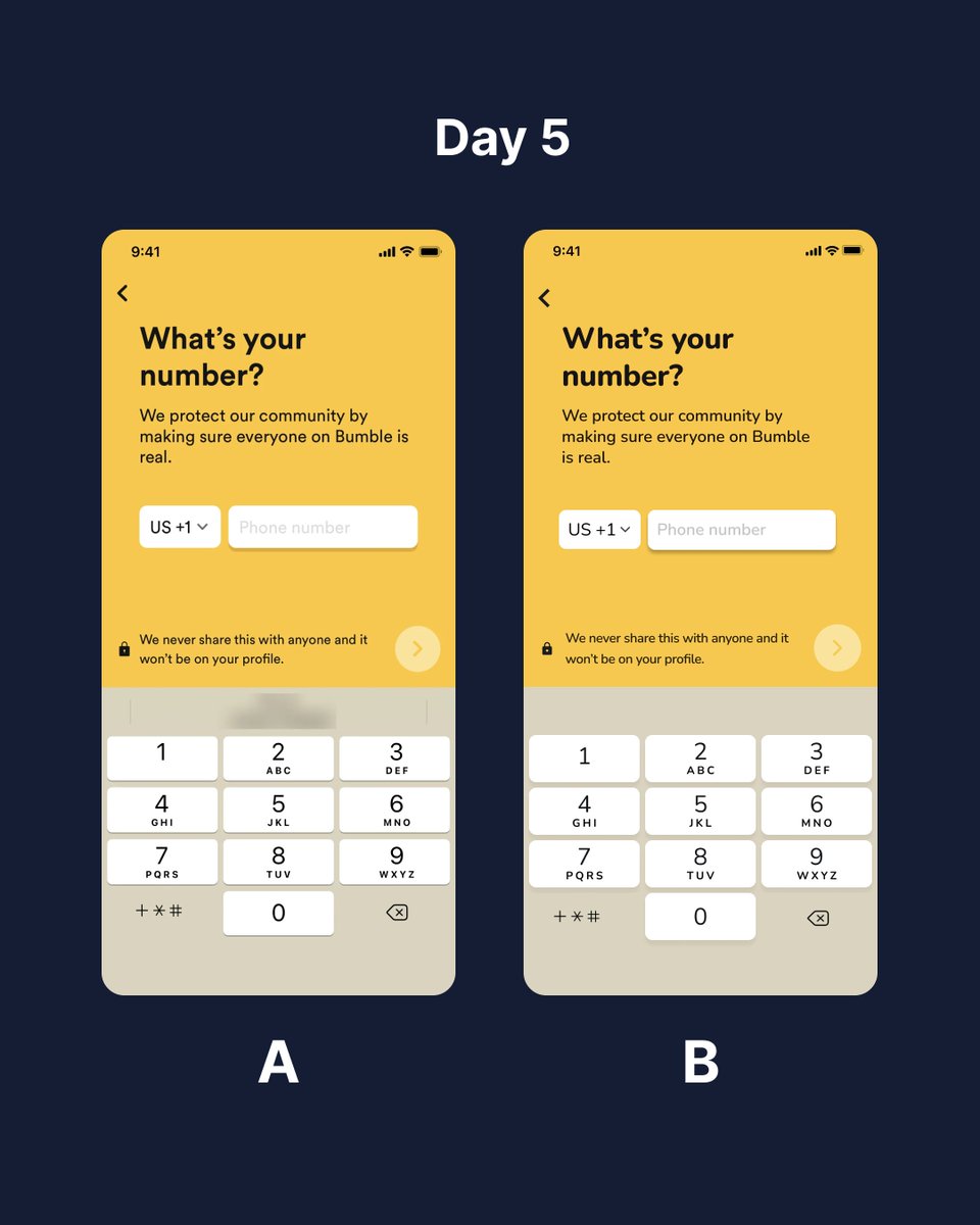 DAY -5 👋    

Guess the Replicated Screen?       

This screen is from the Bumble app
(mobin.com)   

#DailyUI #realapp #Day5 #dribbbleshot #ai #uxuidesign #uidesign #redesign #TrendingPost #figma