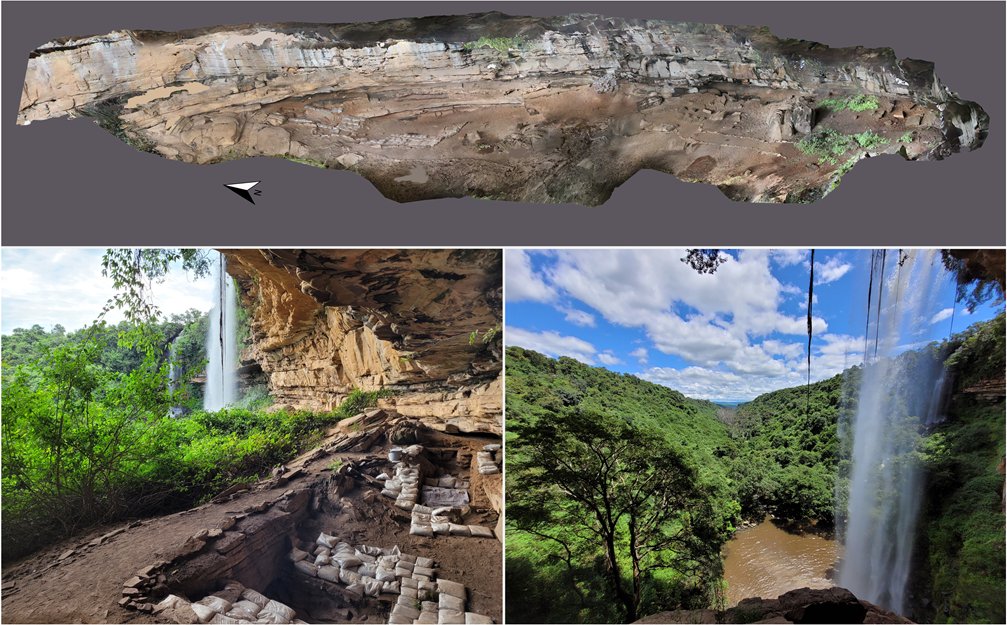 Our new interdisciplinary project at Holley Shelter in #SouthAfrica bears fruit: In a paper led by @gregorDbader we for the first time provide combined chronometric, lithic and faunal data on the Middle Stone Age of the site! sciencedirect.com/science/articl… #Archaeology A thread 🧵 1/6