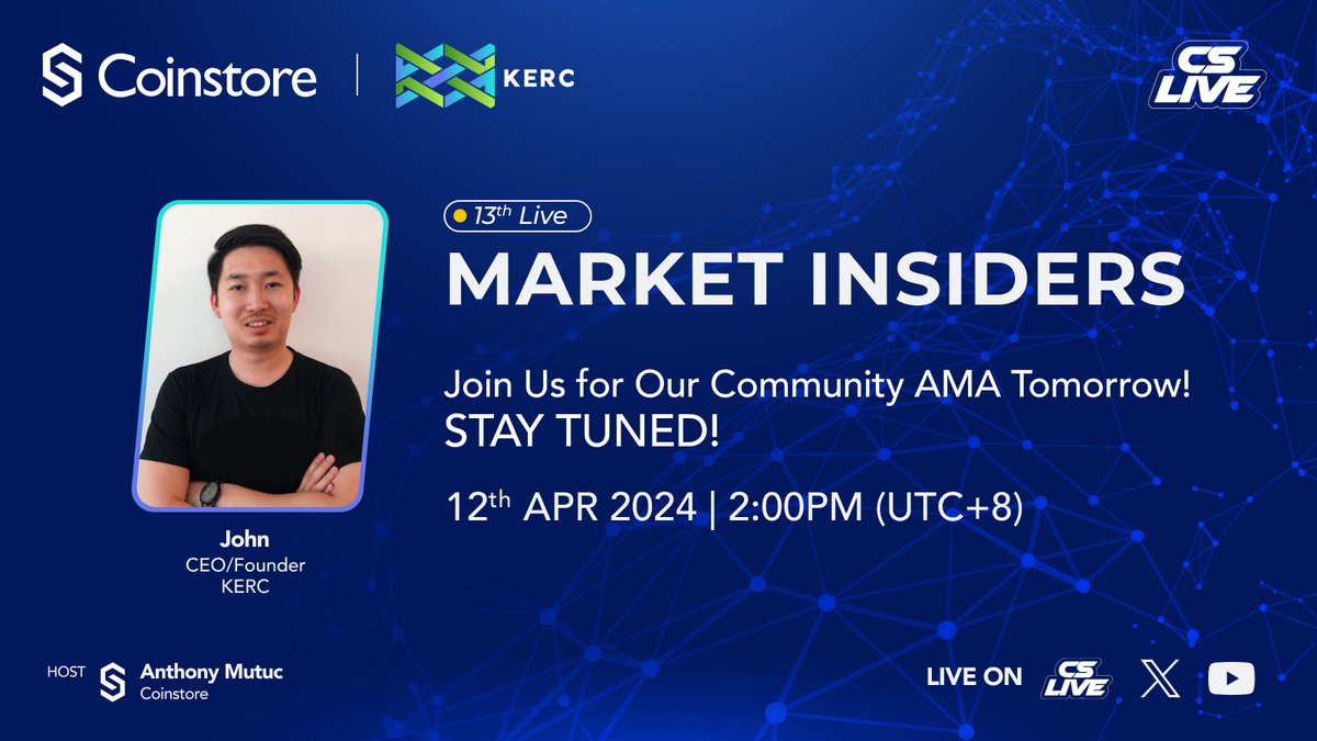 Join us on a live session tomorrow where we explore the future of healthcare finance with KERC !

📆 April 12th | 2 PM UTC+8  

📷 Tune in live: youtube.com/watch?v=_ctTLz…

 Don't miss this out!