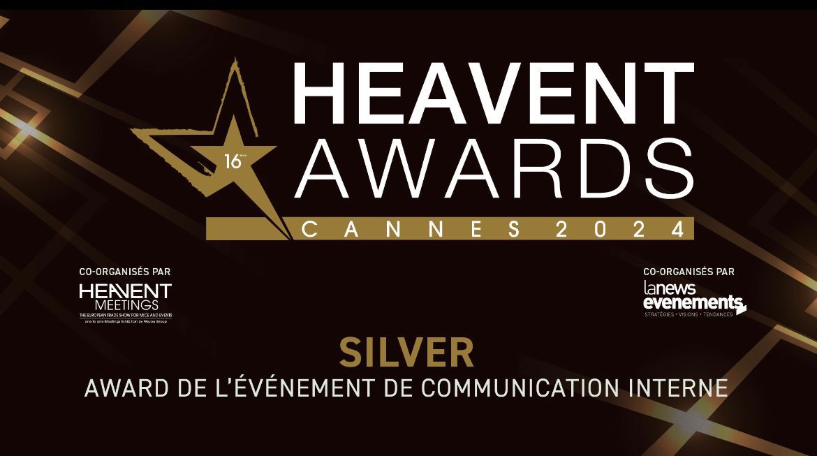 Nous sommes fiers d’avoir reçu le prix SILVER de l'événement de Communication Interne pour le Nhood Fest. 🥈 @HeaventAwards #heaventawards #nhood