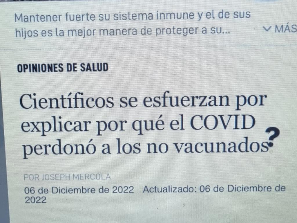 Los expertos están haciendo estudios para saber por qué te perdonó el bicho maldito negacionista...👁😏