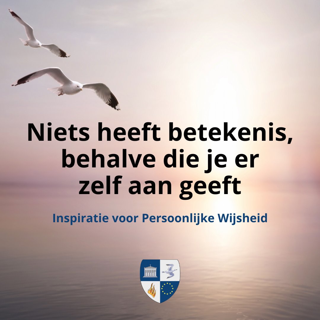 Inspiratie voor persoonlijke wijsheid

Een gebeurtenis of situatie op zich heeft geen betekenis. Die geef je er zelf aan, je hebt er je eigen oordeel over en zegt dan 'zo is het!"

#persoonlijkeontwikkeling #persoonlijkegroei #leider #leiderschap #coach #coaching #opleidingen