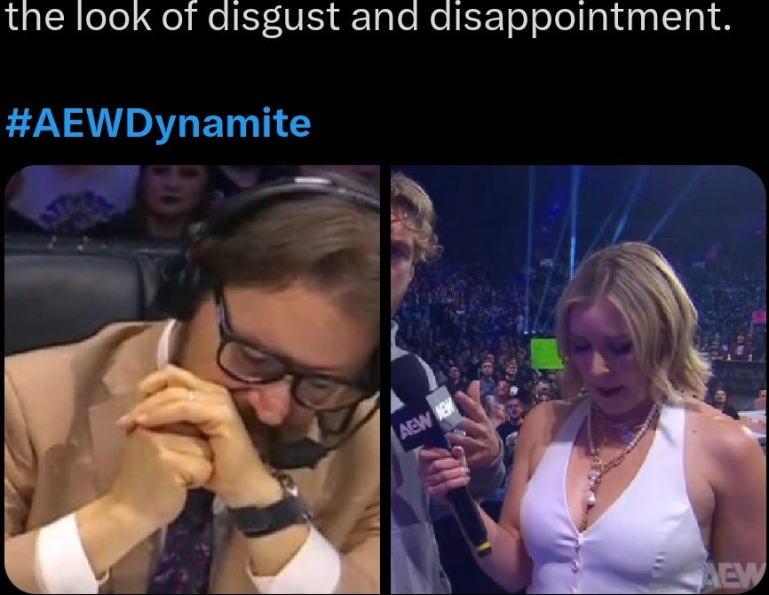 Asalam-o-Alikum. the look of disgust and disappointment. #AEWDynamite