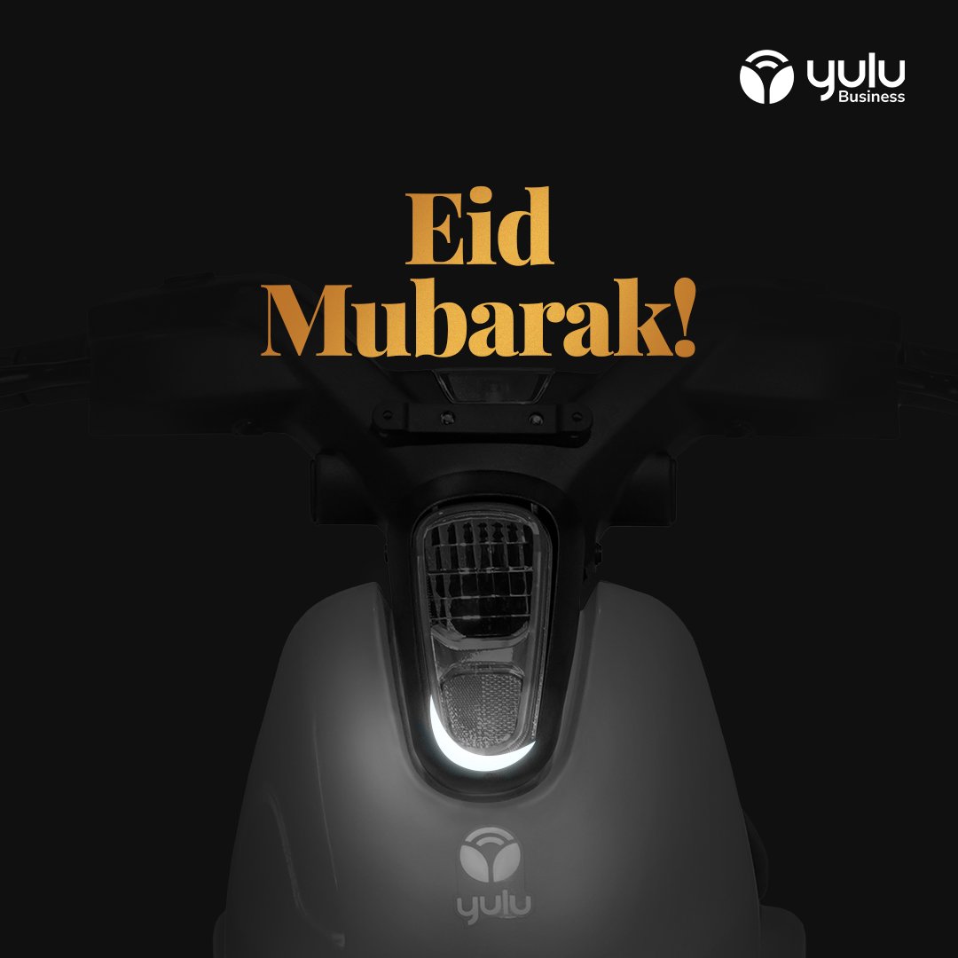 Iss Eid, Khushiyon ke safar ki shuruat #DeX ke sath karein! Eid Mubarak! ✨🌙 #Yulu #YuluNonStop #RideWithYulu #EidMubarak