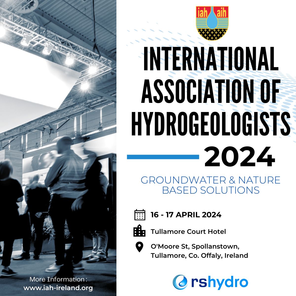 RS Hydro (@rshydro) on Twitter photo Next week we will be attending the <a href="/IAH_Ireland/">IAH Ireland</a> 44th Annual IAH Conference - Groundwater & Nature-Based Solutions
📍Tullamore Court Hotel, Ireland
📆16th - 17th April
Get Tickets: eu1.hubs.ly/H08qMJP0
#IAH #Conference #Groundwater Next week we will be attending the <a href="/IAH_Ireland/">IAH Ireland</a> 44th Annual IAH Conference - Groundwater & Nature-Based Solutions
📍Tullamore Court Hotel, Ireland
📆16th - 17th April
Get Tickets: eu1.hubs.ly/H08qMJP0
#IAH #Conference #Groundwater