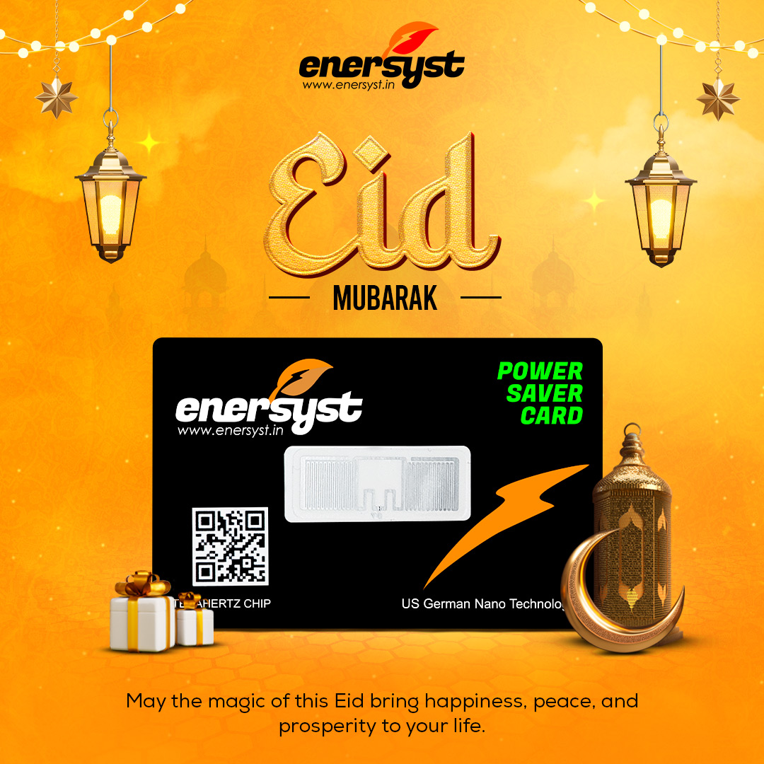 May your homes be filled with the warmth of family, the flavour of delicious feasts, and the magic of the conserved energy. #EidMubarak

#EnersystPowerSaverCard #Enersyst #Eid2024