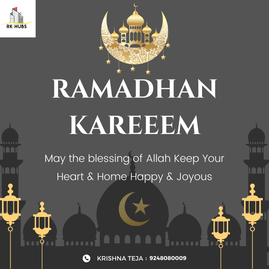 rk_hubs's tweet image. &quot;May this Ramadan bring you peace, prosperity, and spiritual fulfilment. Ramadan Mubarak!&quot;
#RKHUBS #realestateintirupati #tirupatismartcity #propertiesintirupati
#plotforsale #flatforsale #tirupatiflats #agriculturallandsale #residentialflats #Commercial