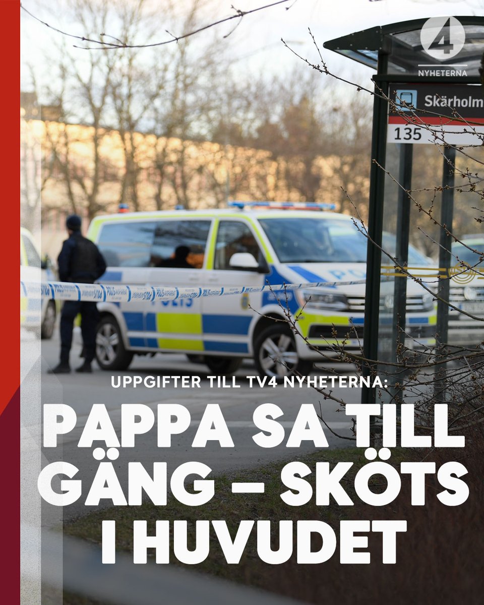Uppgifter: Pappan sa till ungdomsgäng – sköts i huvudet • Ingen gripen: tv4.se/artikel/2M4bkn…