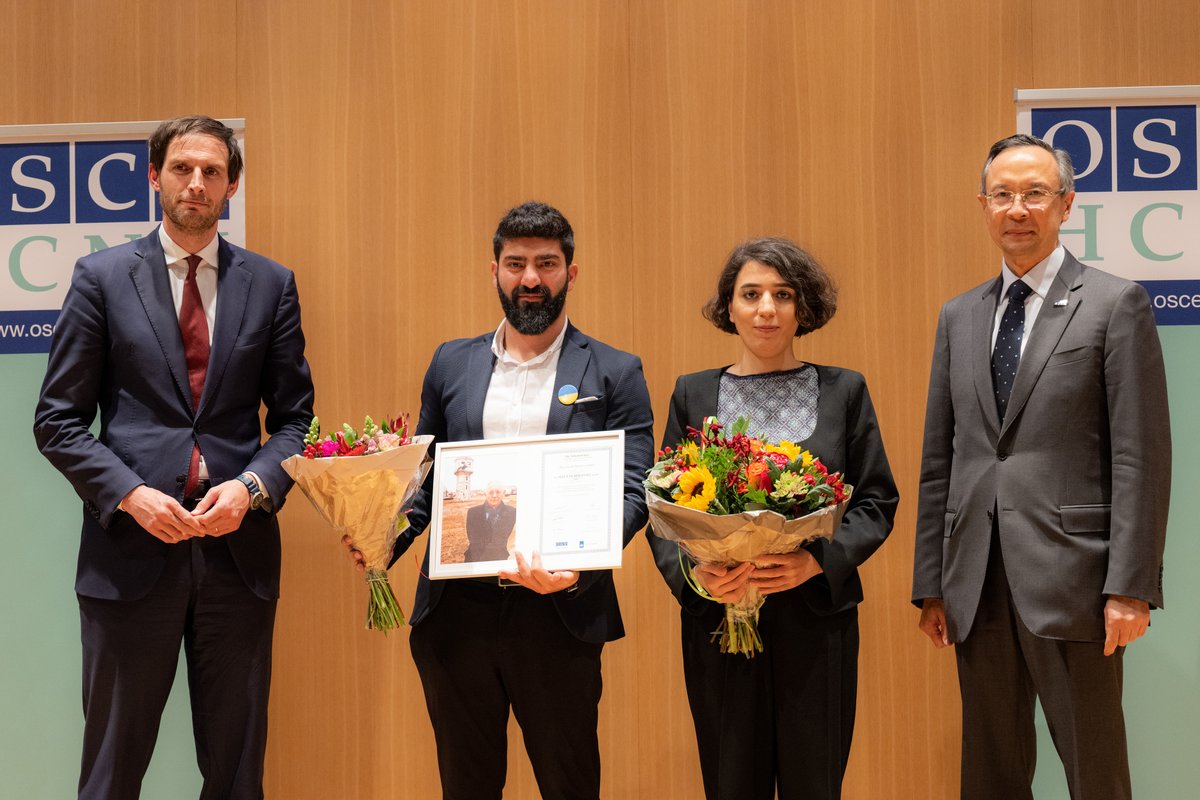 #ThrowbackThursday In 2022, the Social Justice Center won the 10th Max van der Stoel Award for its work to support, empower and give a voice to vulnerable groups, incl. national, ethnic & religious #minorities, in Georgia. osce.org/mvdsaward2022 @SjcCenter #MvdSAward