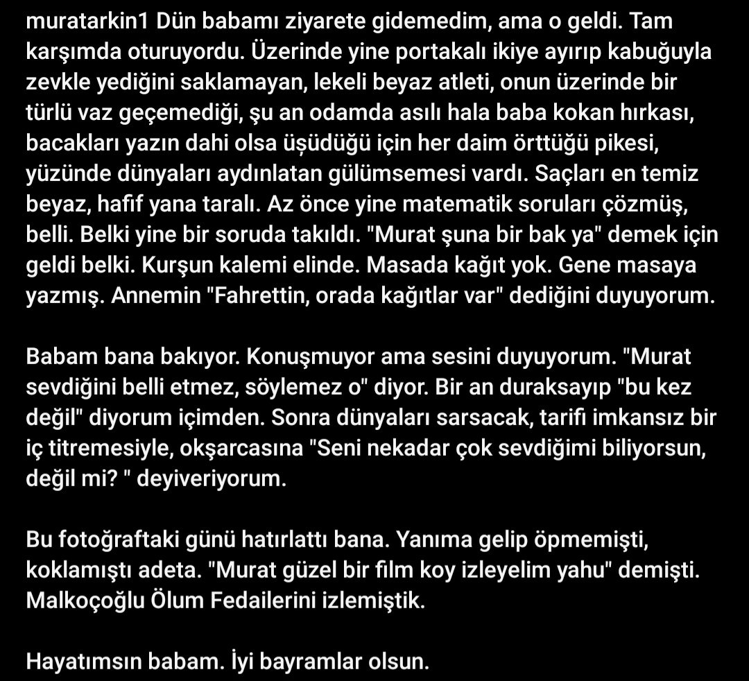 Her satırı gözüm dolu doku okudum.🥹 Ruhun şâd olsun güzel insan. 💙 #CüneytArkın #MuratArkın