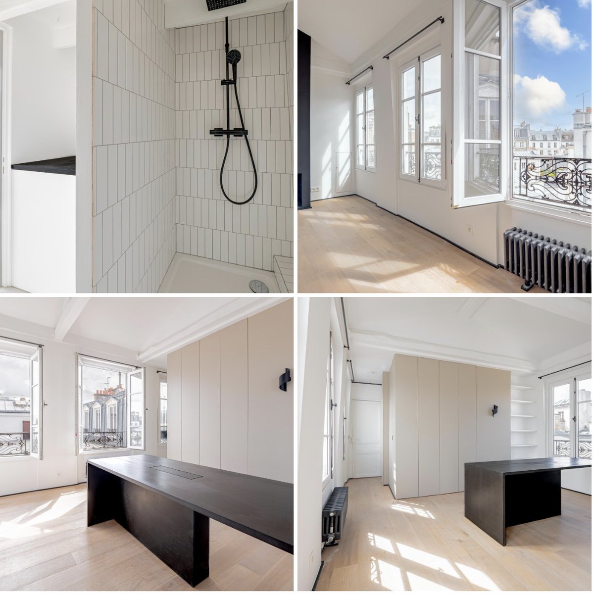 Rue de Bretagne/Rue de Saintonge #Paris3 Rooftop views on Paris - South/east & north/east exposures A charming 24.3-sqm bachelor apartment ('studio') - Top floor w/elevator en.deluxe-confidential.com/vente-appartem… #forsale #igersparis #home #interiordesign #luxurydesign #luxuryhome #luxuryhomes