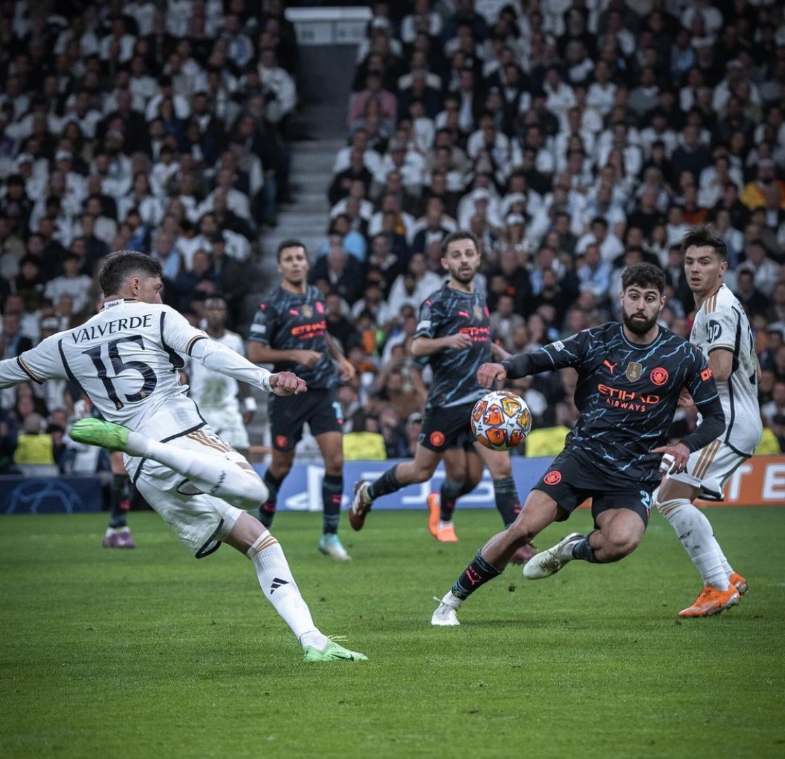 ❗️Fede Valverde’s goal vs Manchester City has been nominated for #UCL goal of the week. 🇺🇾🚀🔥