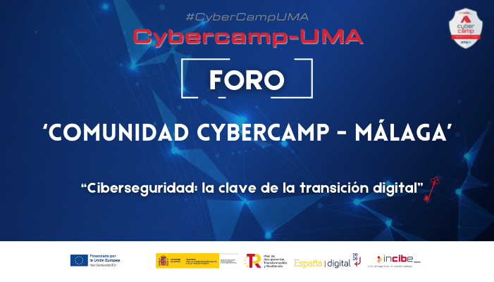 ¿PYMES listas para fortalecer su seguridad? 🛡️ Únanse a nuestro foro online el 16/04 a las 17:00h con expertos de @INCIBE. 
Organizada en las actividades #CyberCampUMA, con la colaboración de @CyberCampEs  y financiado por #NextgenerationEU 
+ info: u.uma.es/eVo/