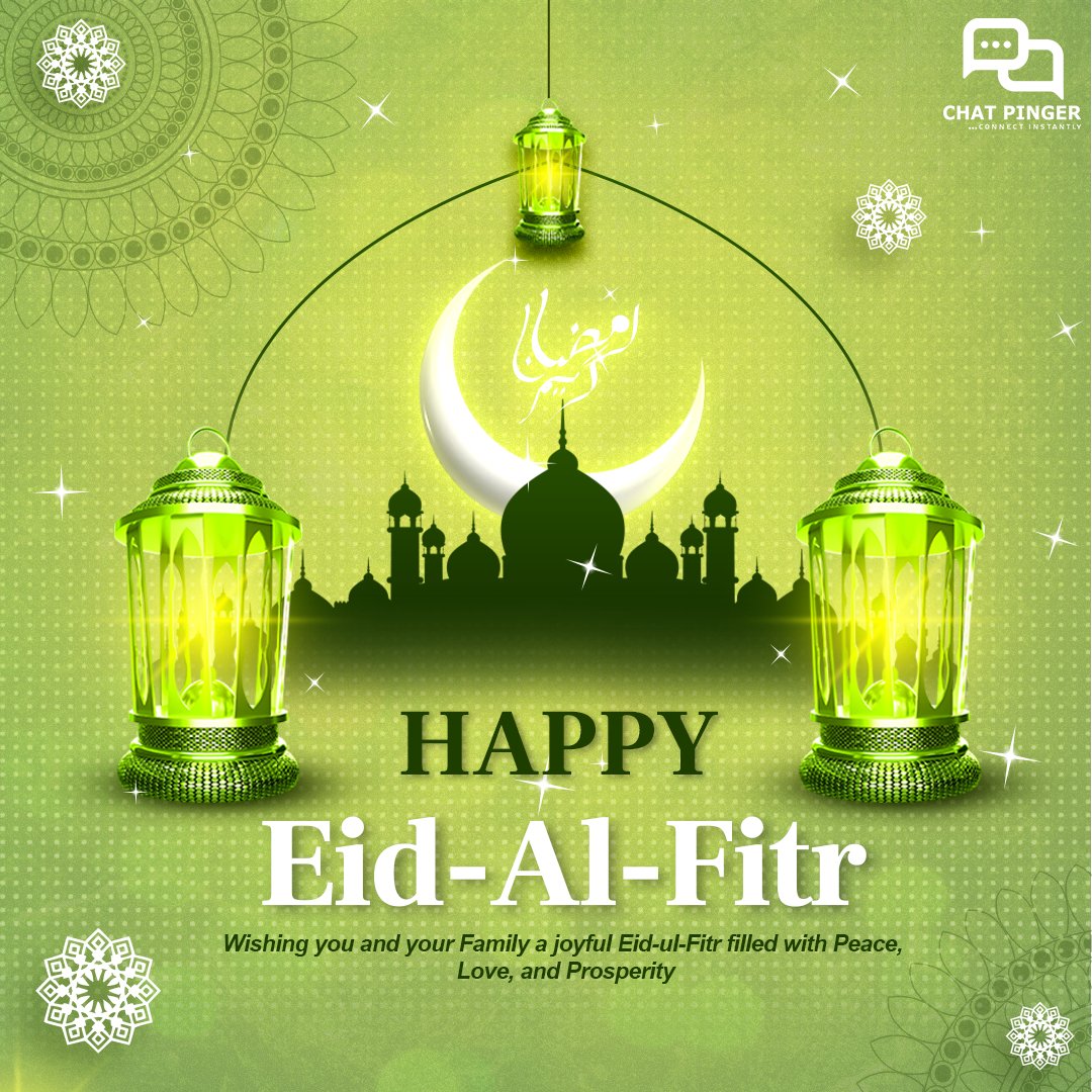 🌟Eid Mubarak from Chat Pinger✨

#whatsappmarketing #ChatPinger #whatsappbot #whatsappmarketingapi #whatsappmarketingstrategy #marketing
#chatbot #Holidays #Eid #EidUlFitr #EidMubarak #happyeidmubarak