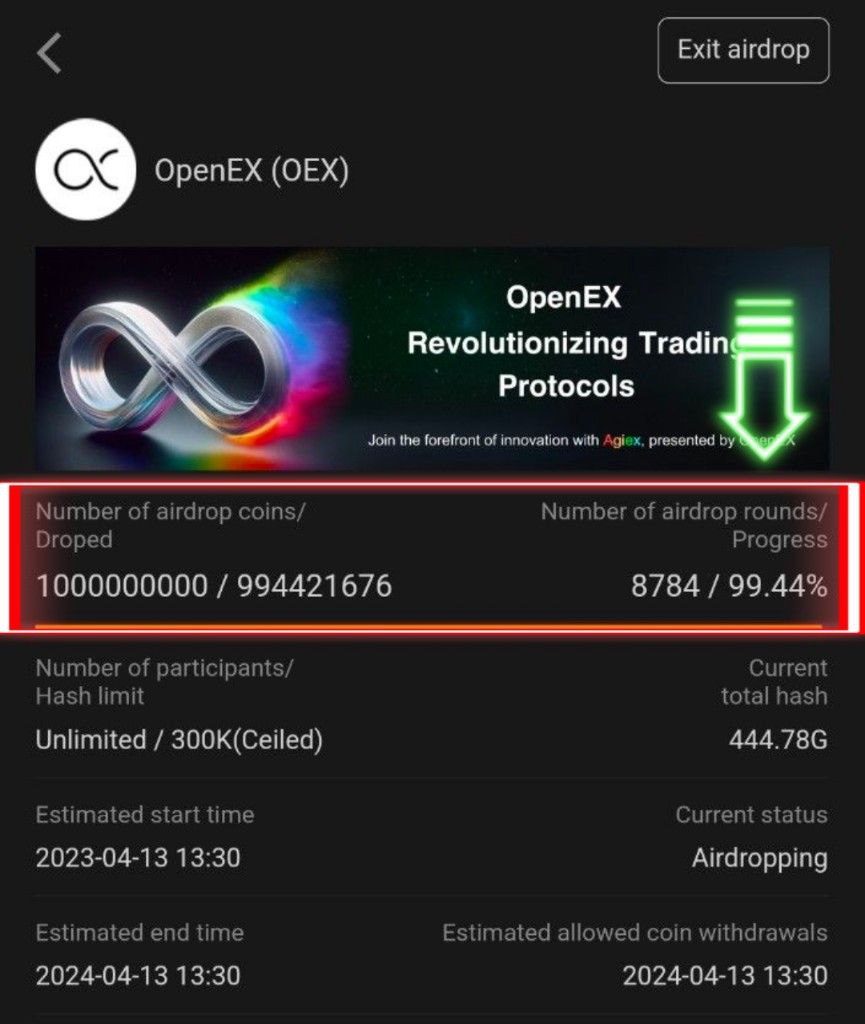 Harshal_Shisode's tweet image. #Satoshi $OEX airdrop ends in 2 days

How many $OEX do you have Collected?

Comment 🖋️ | Like ❤️ | Vote 👆🏼 | Repost 🔄

🔶 10,000 $OEX 🔶 Giveaway 🎉 for early 1000 winners 🏆

#Bitcoin #OEX #Satoshi #Airdrop #Mining #openEx #CoreDao #Core #CoreIgnition #Eth #BTC #Free #Crypto