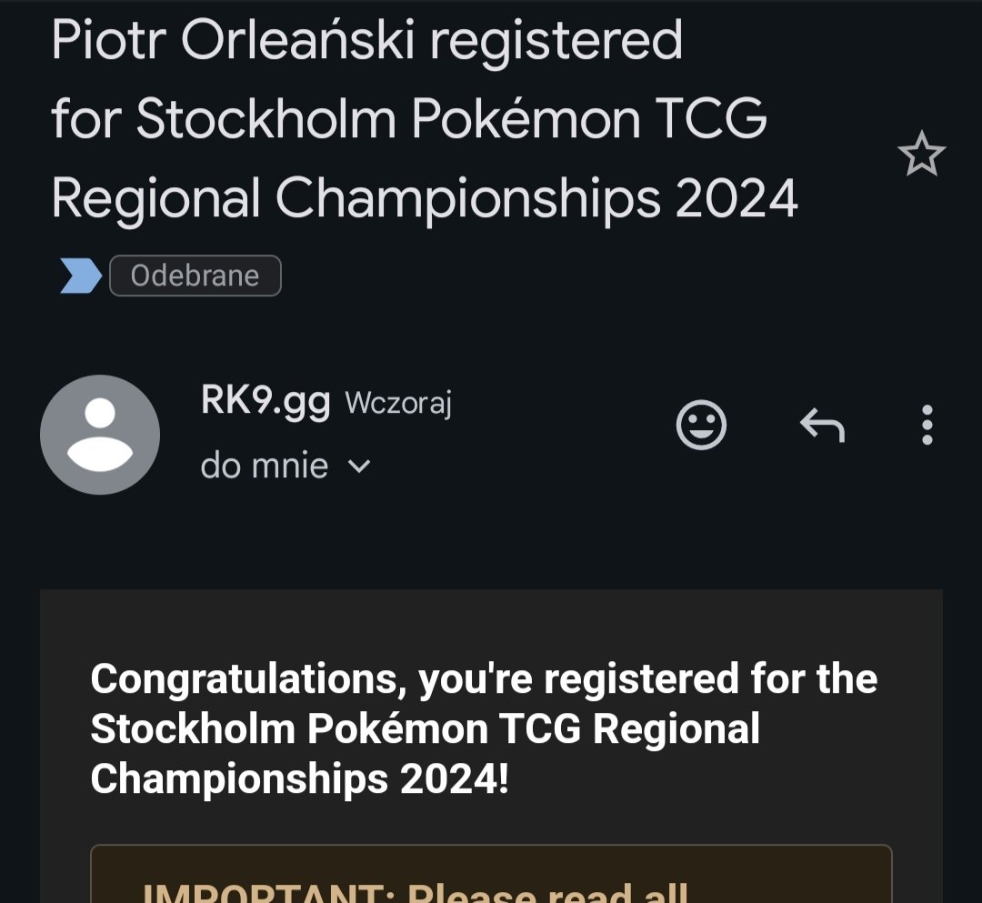 EUIC reminded me how much I need competing at Pokemon tournaments and I just couldn't sit there and wait for the next season, as I planned before. See you in Stockholm!