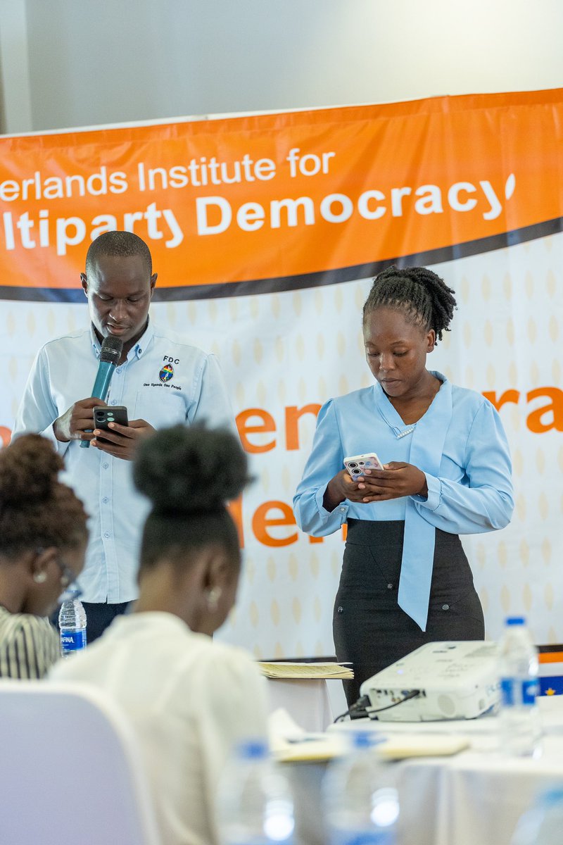 In photos; Group work submissions on political party formation and the history of Uganda! It’s all happening at the #DemocracyAcademyUg supported by @EUinUG @DemoFinland @WFD_Democracy @EPDeu