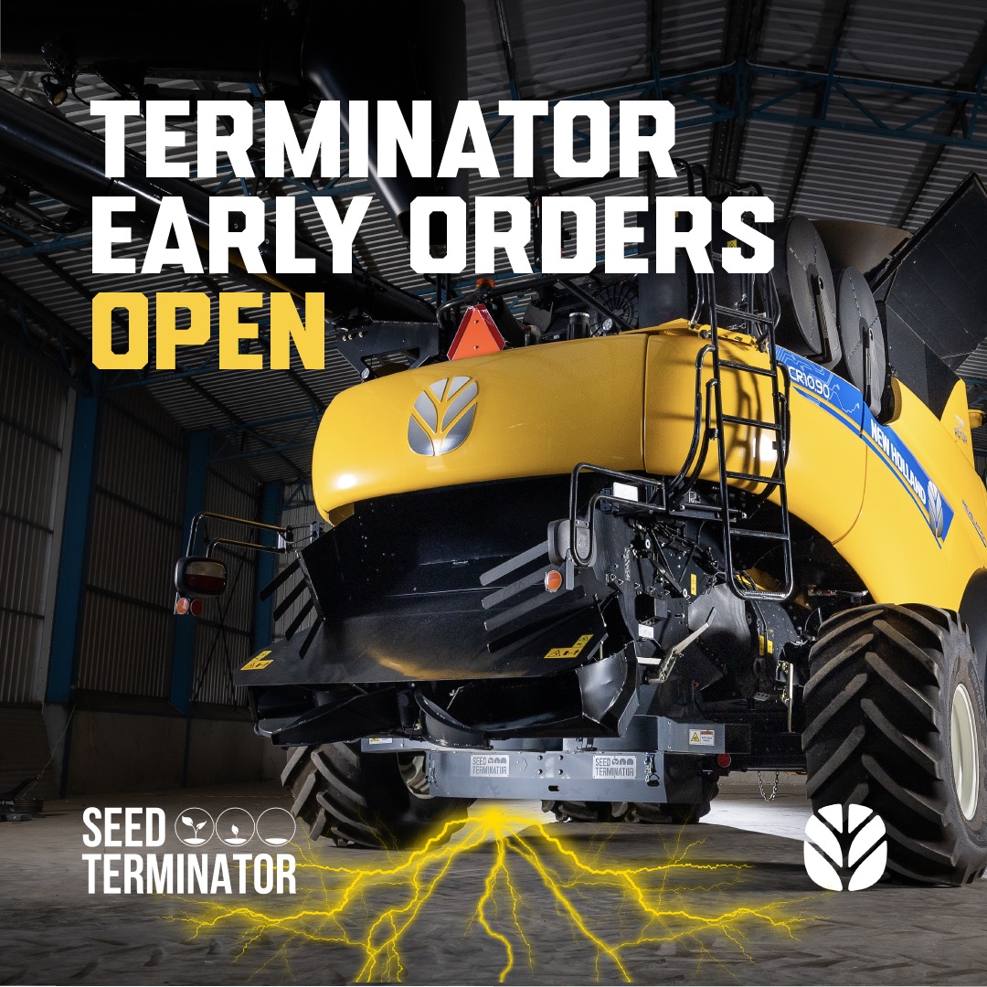 VaterMachinery's tweet image. Invest in the future with Seed Terminator technology on your New Holland CR Combine. Contact us today!
#SeedTerminator #Harvest23 #AustralianMade #NewHolland

#VaterMachinery 💙💛
Saddleworth 0888 475000 
Kadina 0888 280600
Nuriootpa 0885 632008

linktr.ee/vatermachinery