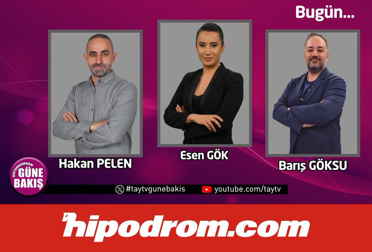 Hipodromdan “Güne Bakış” 12:00 Tay Tv’de… Bekleriz #taytvgunebakis #atyarisiburadaoynanir hipodrom.com