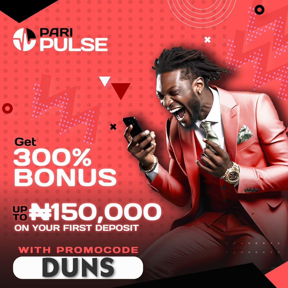 10 odds on Paripulse Get a 300% welcome bonus on your first deposit when you sign up as a new customer Don't have an account Sign up now 👉 pari-pulse.com/Adun