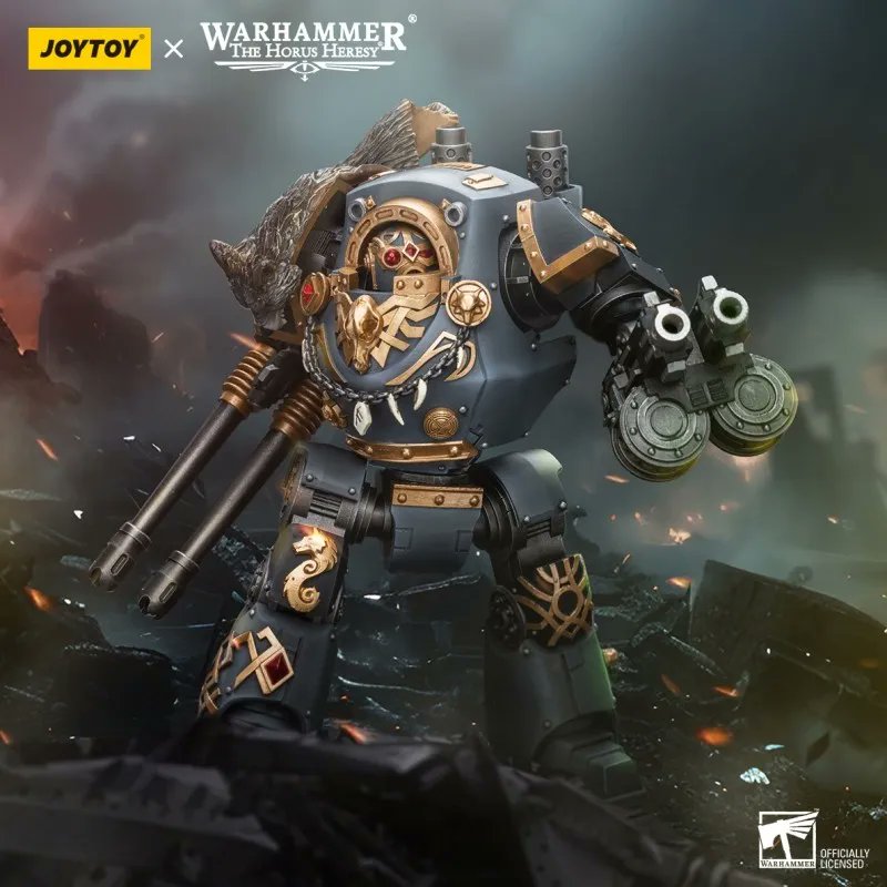 JOYTOY Warhammer The Horus Heresy 1: 18 Space Wolves Geigor Fell-Hand and Contemptor Dreadnought with Gravis Bolt Cannon are pre-sale on CoolToys Club now,and planed to be releaed in Jun,hope friends like them，thanks for your support