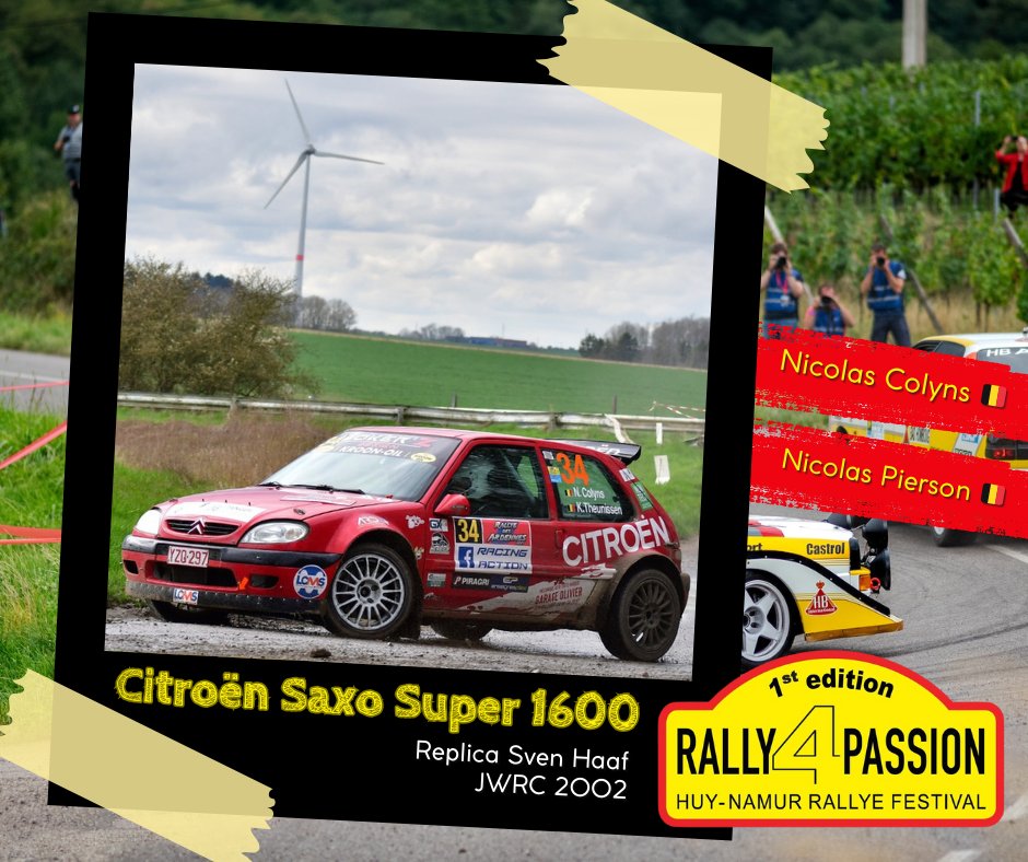 😎 Citroën Saxo Super1600 ex-Sven Haaf JWRC 2002
<a href="/Rally4Passion/">Rally 4 Passion</a> 🇧🇪 on 26 &amp; 27 April
r4p.be/news-rally-4-p…