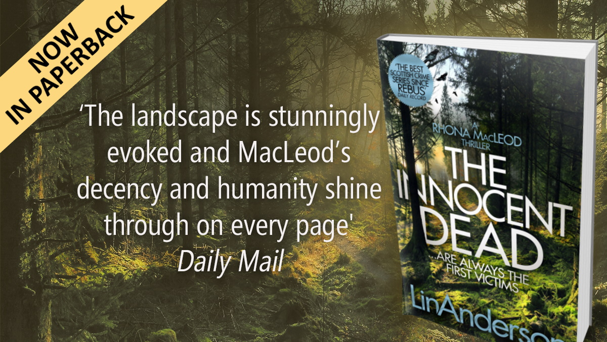 🔬 Now available in paperback!!! 📚 THE INNOCENT DEAD - are always the first victims viewBook.at/InnocentDead_pb #Thriller #CrimeFiction #CSI #LinAnderson #BloodyScotland