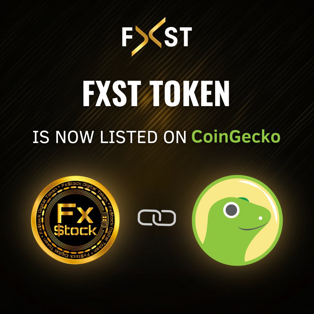 'Exciting news! 🎉 FXST Token is now listed on CoinGecko! 🚀 Check out our CoinGecko page for more details and join the FXST community today! 👉 Telegram: t.me/fxstcommunity #FXST #fxsttoken #CoinGecko #CryptoListing #JoinUs