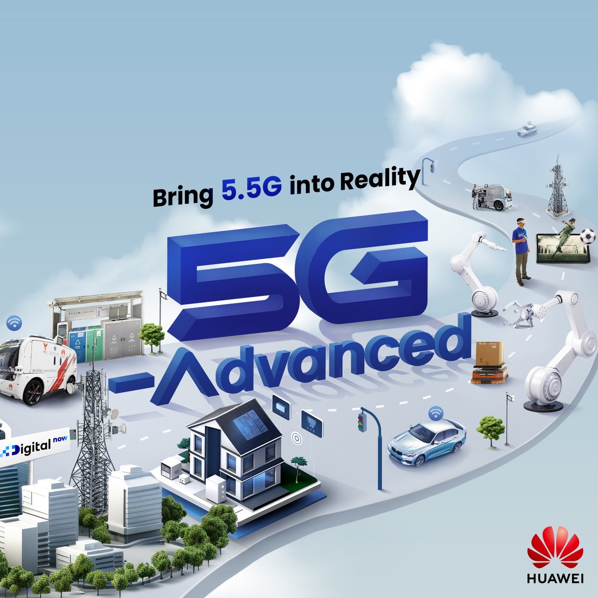 The future is now with 5.5G. Discover how 5G-Advanced is already transforming connectivity and industries worldwide! 🌎💥 From powering autonomous vehicles to delivering ultra-fast speeds, explore the dynamic world of 5.5G today. Download to stay ahead. 📲💡#5GAdvanced…