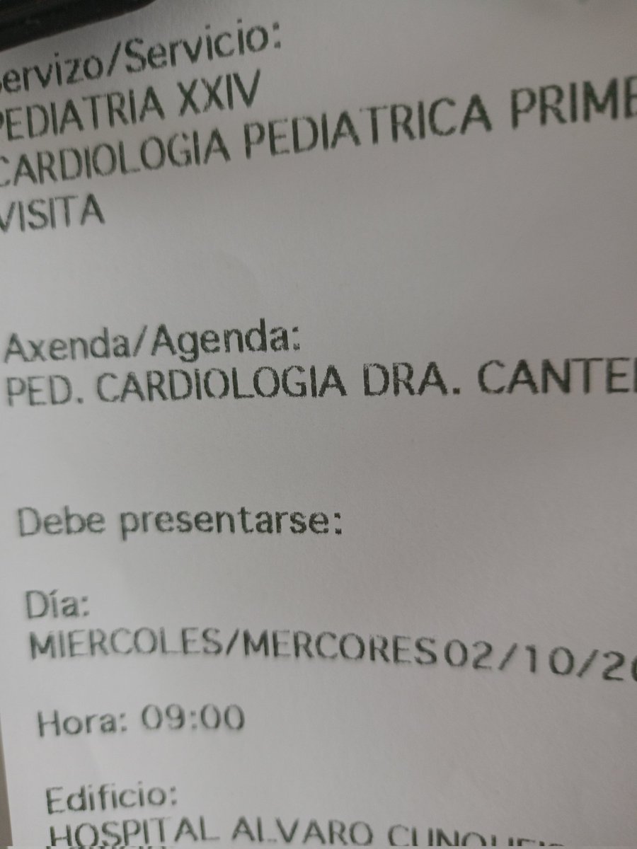 Vas tranquilamente a las vacunas de los 12 meses, te dicen que tiene un soplo en el corazón, te dan cita para octubre y se quedan tan tranquilos, yo no.