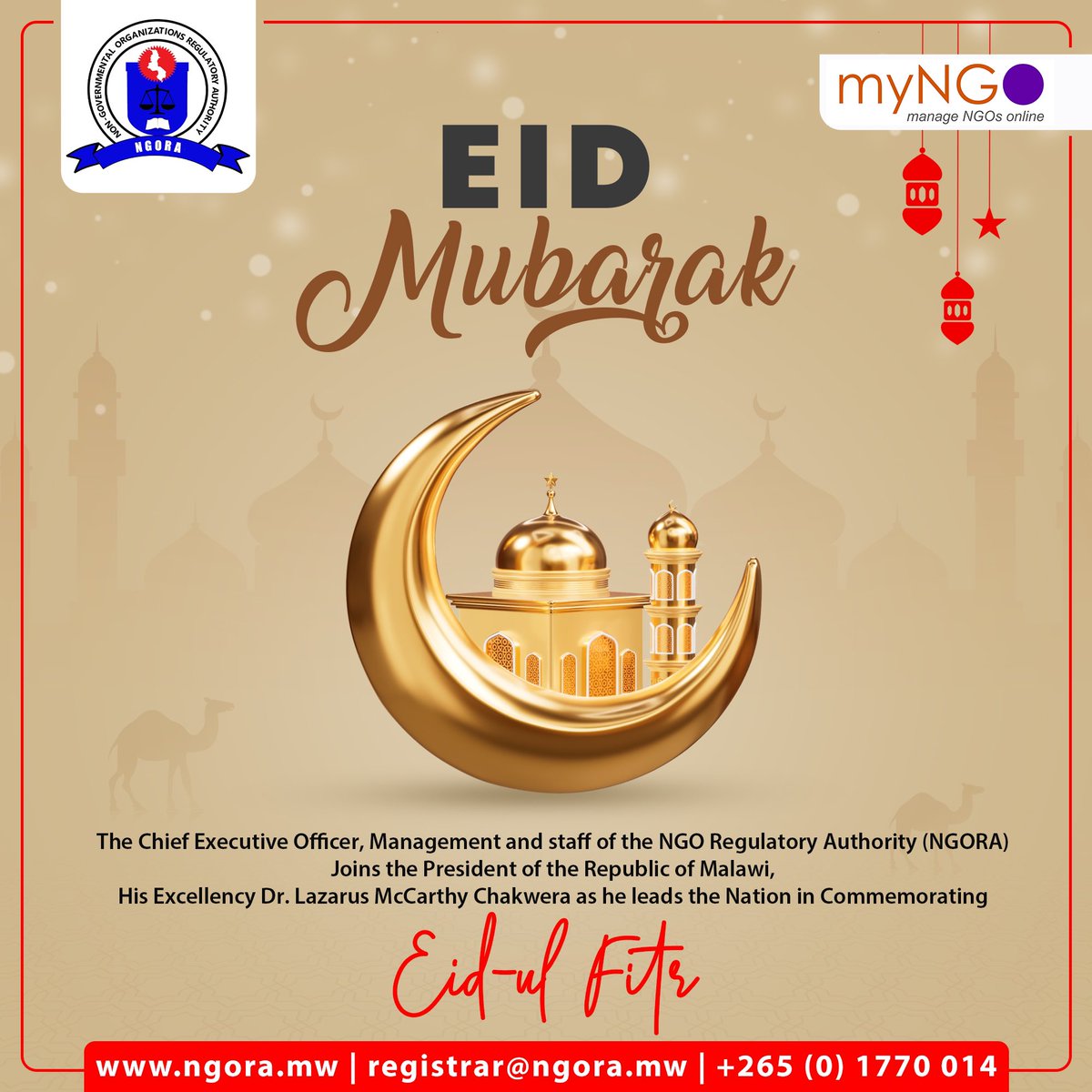 Eid Mubarak to all our muslim brothers and sisters across Malawi and beyond.