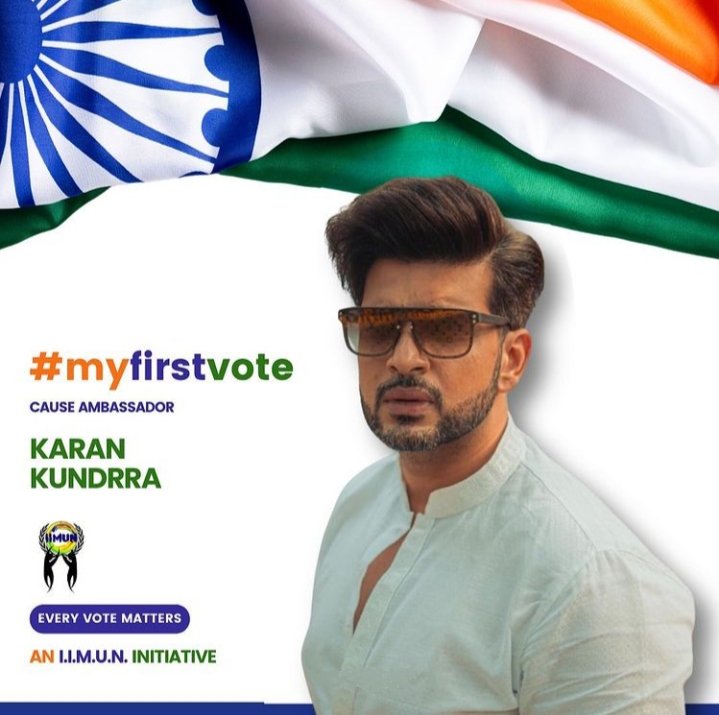 So proud to see you being a part of such awareness campaign as always 🙌🏻❤️

Karan Kundrra The Cause Ambassador of #myfirstvote 😍🤌🏻

Let's participate & Share with everyone to cast their votes as a loyal citizen of india 🥹✨️

#KaranKundrra