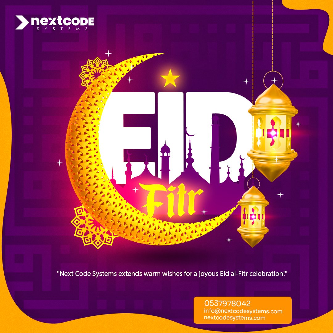 nextcodesystems's tweet photo. 🌙✨ Happy Eid! 🌙✨ 
Sending warm wishes for a joyful celebration filled with blessings
 #EidWishes #EidJoy #Blessings 🎉🕌  #Eid #EidFitr #Celebration 🎉 https://t.co/CGAWPwRlcS
