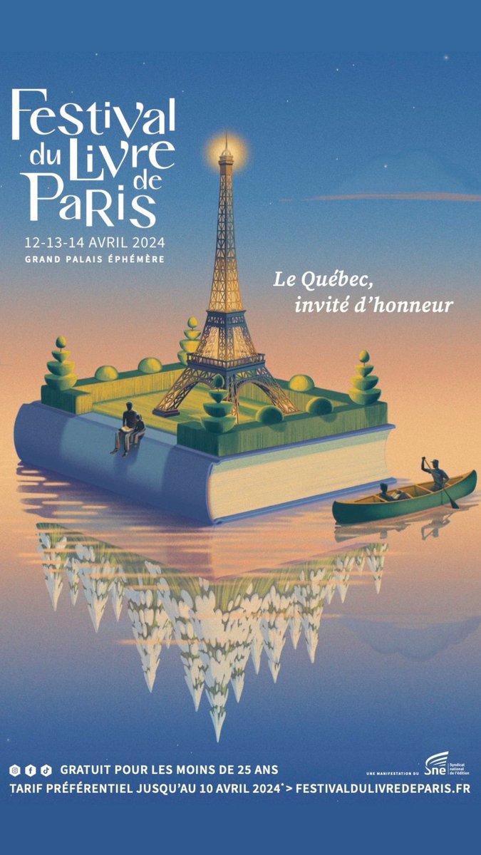 🤩 Ravie d’interviewer @FabriceMidal au @festival_livre de Paris sur son livre anti-découragement 'La théorie du bourgeon' @Ed_Flammarion . A samedi 13/4 à 14h, scène Bourdonnais, en partenariat avec @Francetele 😘🙏✨ . Avec @katiamartin @franceteleetlelivre @francetvetvous