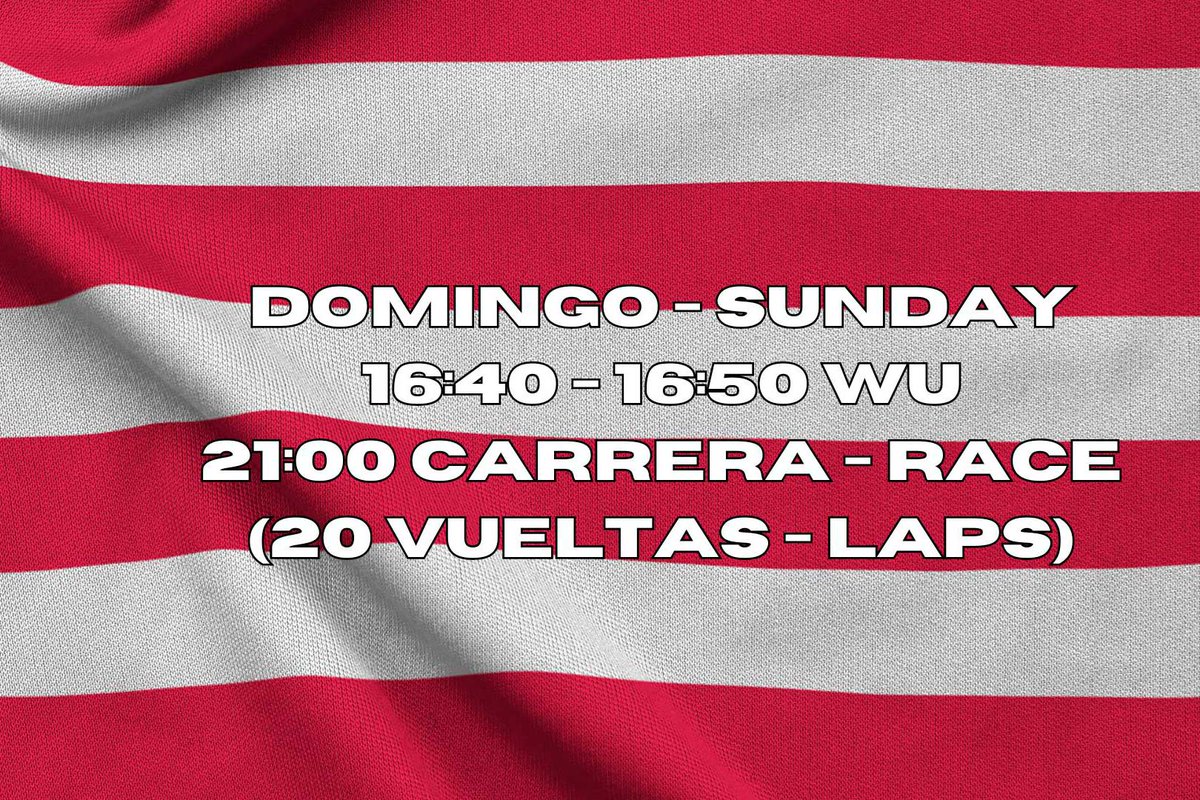 Good morning! Here’s the schedule for the weekend Good morning! Aquí tenéis los horarios del fin de semana #Allin25 #RF25🔥🚀 #MotoGP #AmericasGP
