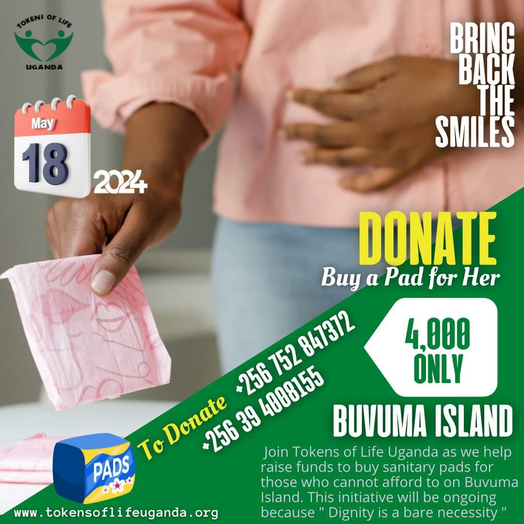 To receive  some money for pads to day 🕯 Apack is for 4000.
Together  we can #EndPeriodPoverty