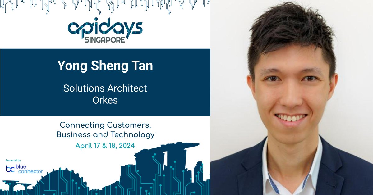 🌟 Excited to welcome Yong Sheng Tan, Solutions Architect - Orkes, to #apidays Singapore 2024! Join us as he dives into "Orchestrating Microservices in the Era of AI" 🔗 apidays.global/singapore