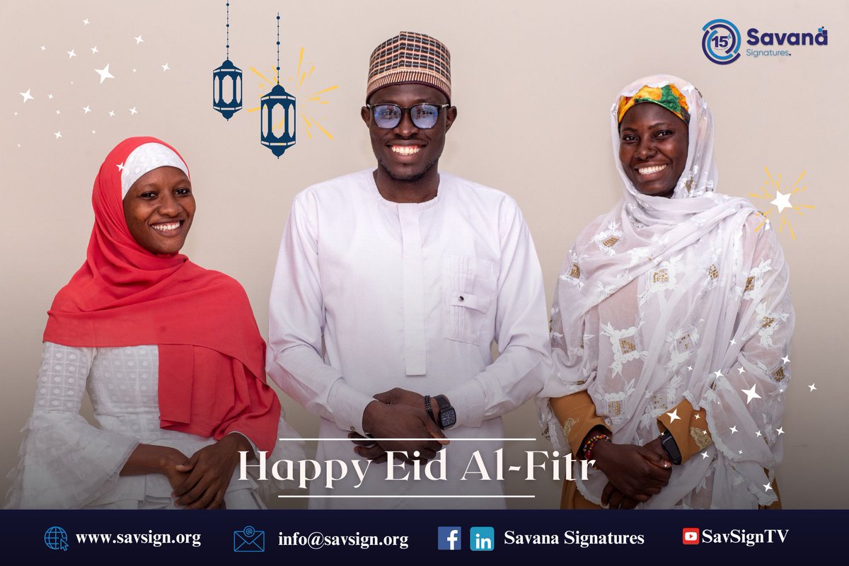 Wishing all Muslims a joyous Eid al-Fitr celebration. Eid Mubarak!

#EidUlFitr #eid2024 #eidmubarak #savsign #15YearsOfInnovation #15yearsofempowerment #15yearsofimpact #15years #ICT4D