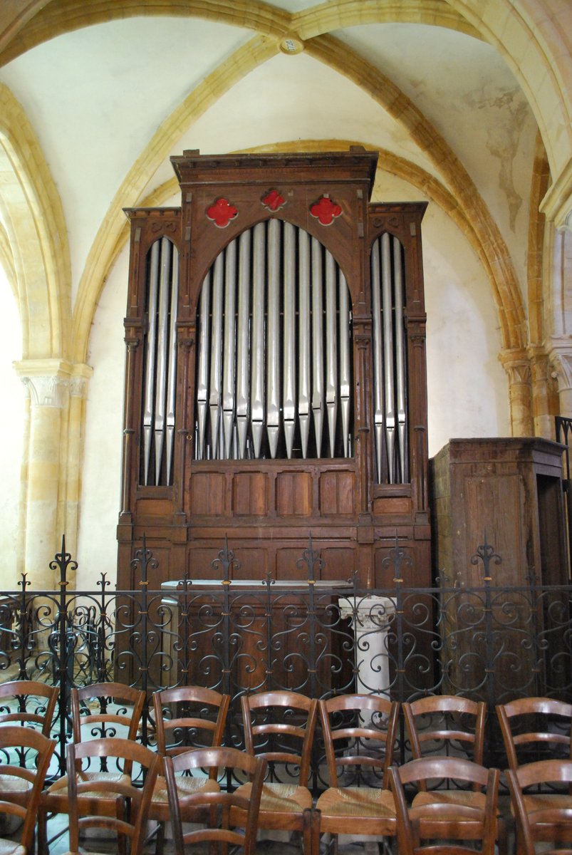 Eglise st Pierre de Bar-sur-Aube
.
Orgue de choeur 19e