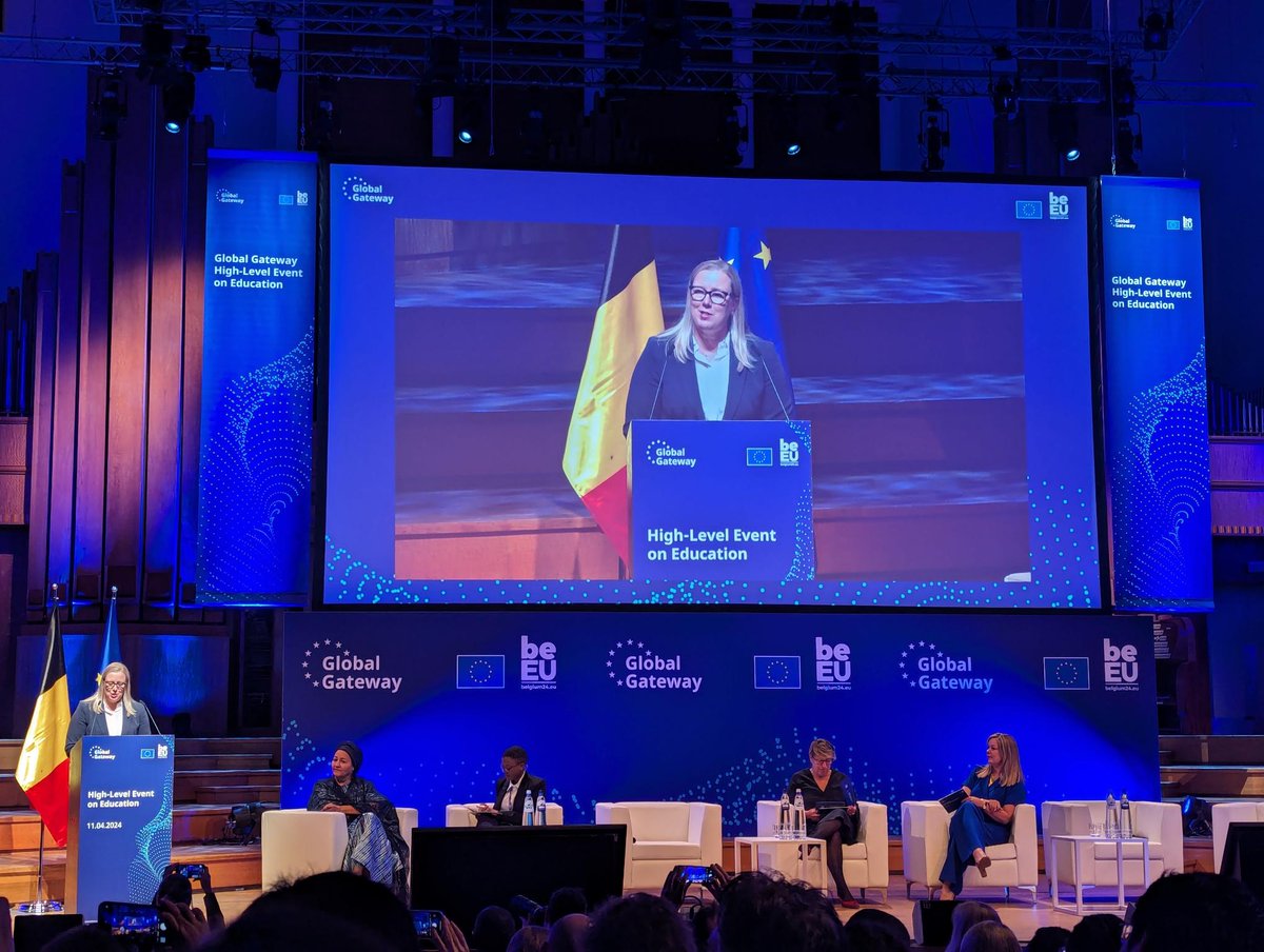 At the #GlobalGateway Education Forum, @JuttaUrpilainen highlighted how we can achieve the #SDGs only if we invest in education. She then expressed the need to put the SDG on inclusive & equitable quality education (#SGD4) on track for the #SummitoftheFuture.