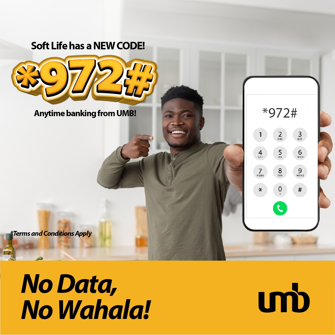 myumbbank's tweet image. Holidays should not put an end to your banking which is why any of our anytime banking solutions are open to serve you 24/7.
Our #SpeedCode, *972#, gives you the advantage to transfer funds, top-up airtime, request E-statements, pay bills, including ECG Prepaid, DSTV, and more.